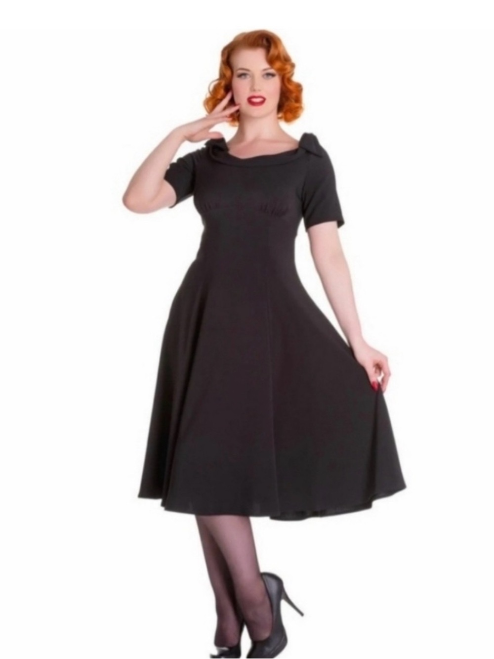 Hell Bunny Vixen Bianca Dress Black